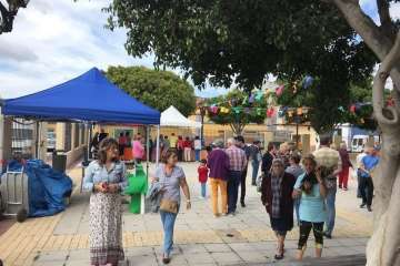 El VIII Mercado Agrícola de La Pardilla, un éxito (Foto TA)